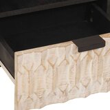  Stolić za kavu s ladicama Bijelo 80 x 54 x 40 cm Čvrsto drvo manga | shoptok.hr