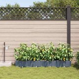  Vrtna saksija 4 pcs Svijetlo siva 160 x 40 x 22 cm Plastika | Eponuda.ba