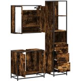 vidaXL 3-dijelni set kupaonskog namještaja boja hrasta drveni | shoptok.hr