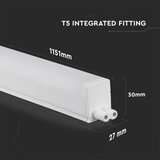  LED osvetljenje za montažu ispod ormarića SAMSUNG CHIP LED/16W/230V 6500K 115 cm | Eponuda.com