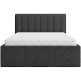 Boxxx OBLAZINJENA POSTELJA 140 cm x 200 cm , tekstil antracit | Shoptok.si