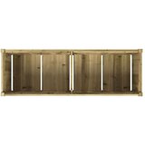 vidaXL Vrtno cvetlično korito 150x50x50 cm impregnirana borovina | Shoptok.si