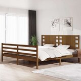  Za krevet boja meda od borovine 200 x 200 cm Cijene