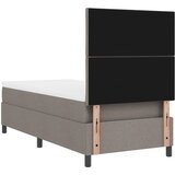  Krevet s opruga kutije Sivo-smeđa 100 x 200 cm tkanina | shoptok.hr
