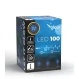 100 led žaruljica plave, zelena žica/ 5 metara IP 44
