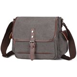 INF Ležerna platnena torba za čez telo Grey, (21692239) | Shoptok.si