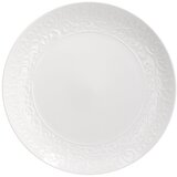 Tognana Plitev krožnik Jasmin Coupe 28 cm / bel / porcelan, (5000199199) | Shoptok.si