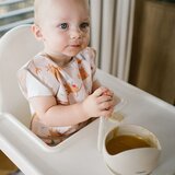 BabyOno silikonska elastična žlica 6 m+, bež | shoptok.hr