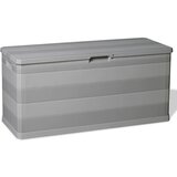 vidaXL Vrtna škatla za shranjevanje 117x45x56 cm siva Cene