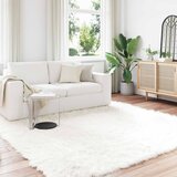  Tepih od umjetne ovčje kože TAFALLA Bijela 200 x 200 cm | shoptok.hr