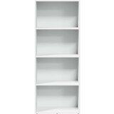 vidaXL Knjižna omara bela 60x30x152 cm inženirski les | Shoptok.si