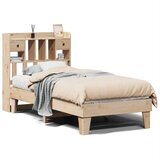 vidaXL Okvir kreveta bez madraca 100x200 cm konstruirano drvo | shoptok.hr