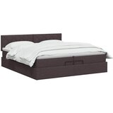  od pjene s madracem i LED-om Tamno smeđa 200 x 200 cm | shoptok.hr
