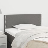 vidaXL Posteljno vzglavje temno sivo 80x5x78/88 cm blago Cene