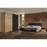 Rauch Möbel posteljna garnitura 180 cm x 200 cm , tekstil, leseni material črna, hrast artisan | Shoptok.si