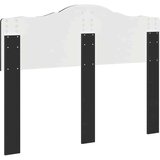 vidaXL uzglavlje s uzglavljem crni hrast 135 cm konstruirano drvo | shoptok.hr