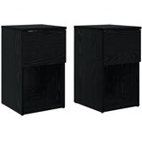 Ormarić za krevet 2 pcs Crni hrast 29 x 31,5 x 49 cm | shoptok.hr