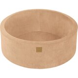 MeowBaby Corduroy velvet, Sand Round Ball Pit 90x30cm za otroka brez žog, (20800791) | Shoptok.si