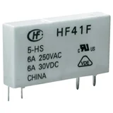 Mrežni relej HF41F/024-ZST, 24 V/DC, 1 x preklopni k., maks. 6 A, 30 V/DC
