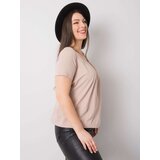 BASIC Feel Good T-shirt-RV-TS-6320.85P-beige | Shoptok.si