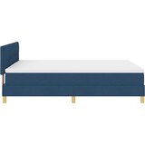  s opruga kutije s uzglavljem Plava 160 x 200 cm tkanina | shoptok.hr
