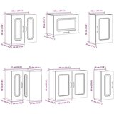  11-dijelni set kuhinjskih elemenata Kalmar izrađeno drvo | shoptok.hr