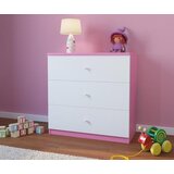  Dječja komoda - bez uzorka - roza | shoptok.hr