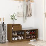 Ormarić za cipele boja meda 110x34x61 cm od masivne borovine | Eponuda.ba
