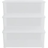  Plastične kutije za pohranu 3 kom 10 L za slaganje | shoptok.hr