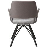 Premium Living naslanjač adriana vrtljiv, siva | Shoptok.si