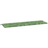 vidaXL Vrtna blazina z vzorcem listov 180x50x4 cm Oxford tkanina | Shoptok.si