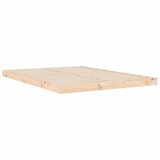  Okvir za krevet od masivnog drva 135 x 190 cm bračni | shoptok.hr