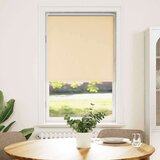 vidaXL Rolo zavjesa Blackout Bež 75x130 cm Širina tkanine 70,7 cm | shoptok.hr