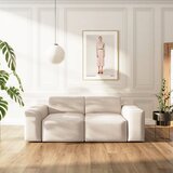 Rodier Bež žametna sedežna garnitura 205 cm Villet – | Shoptok.si