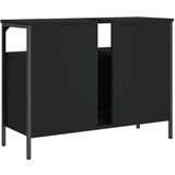 Ormarić za umivaonik crni 60 x 30 x 60 cm konstruirano drvo | shoptok.hr