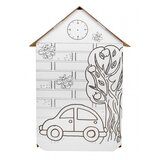 House XXL with a car 3D coloring book for children | Shoptok.si
