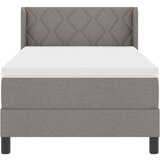  Boxspring krevet s madracem s madracem Sivo-smeđa 90 x 190 cm | shoptok.hr