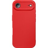 AVIZAR Ovitek za iPhone 17 Air, model Soft-Touch iz mehkega silikona proti drsenju, Rdeča, (5000189943) | Shoptok.si