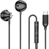 Oem Bolaris, Polovične slušalke za ušesa USB-C z daljinskim upravljalnikom Model Jupiter, Črna, (5000231576) | Shoptok.si