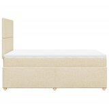  s oprugama i madracem krem 120 x 200 cm od tkanine | shoptok.hr
