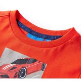  Dječja majica s dugim rukavima jarkonarančasta 104 | shoptok.hr