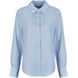 Guess LS LUCIA RELAXED HOTFIX SHIRT Plava Cijene