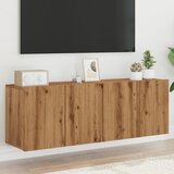 vidaXL Stenske TV omarice 2 kosa artisan hrast 60x30x41 cm Cene