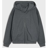 Sinsay Majica s kapuljačom na patentni zatvarač | shoptok.hr