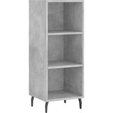 Maison Chic Komoda - Predalnik betonsko siva 34,5x32,5x90 cm inženirski les, (21722329) Cene