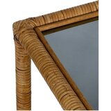Ixia Mizica s stekleno mizno ploščo v naravni barvi 40x90 cm – | Shoptok.si