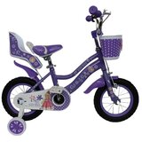 Kids ride Bicikl za djevojčice 26627/CB-4, 12 inch, Ljubičasta | Eponuda.ba