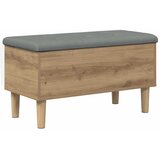  Klupa za odlaganje s jastučićem Hrast artisan 82 x 42 x 46 cm - Hrast artisan 82 x 42 x 46 cm | shoptok.hr