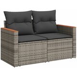  12-dijelni set vrtnih sofa od poliratana s jastucima sivi | shoptok.hr