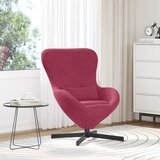  Jajolika fotelja Vinska crvena 63 x 73 x 90 cm Baršun | shoptok.hr